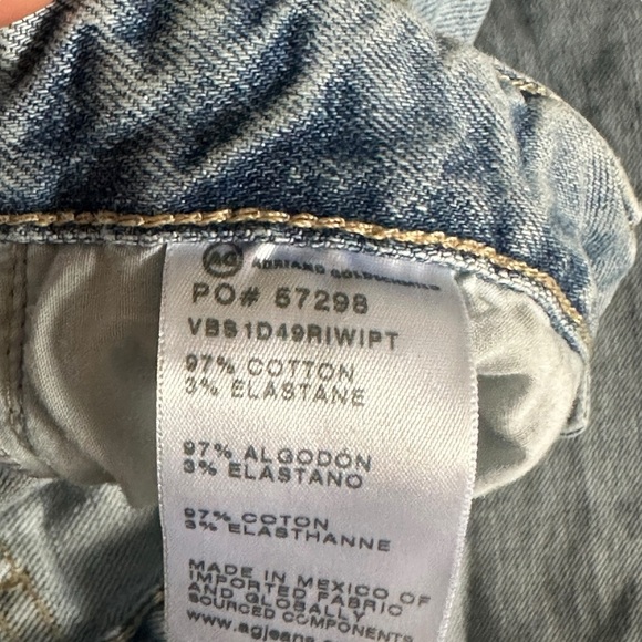 AG Adriano Goldschmied Light Blue Flare Jeans - Picture 8 of 8